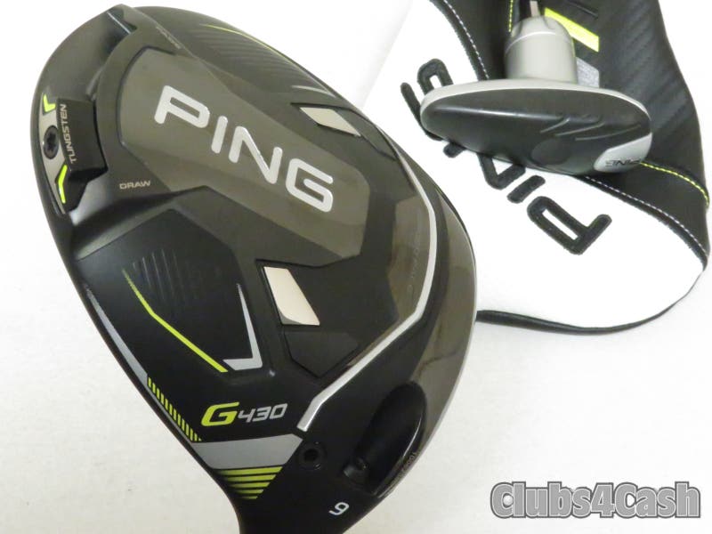 PING G430 Max Driver 9° HZRDUS Smoke Green RDX 65g 6.5 X +Cover