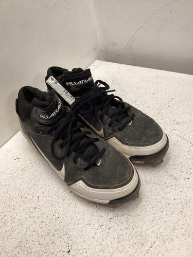 Used Nike HUARACHE BB/SB Cleats Black Youth 08.5 11443-S000194799