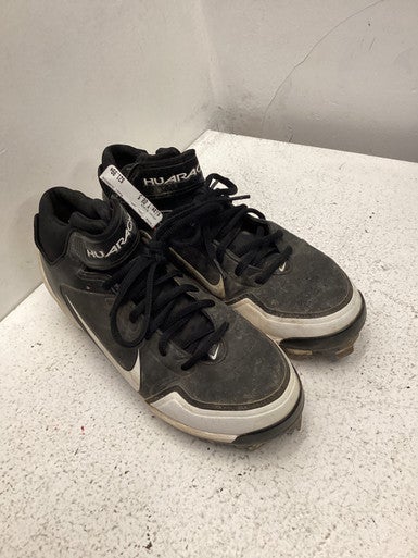 Used Nike HUARACHE BB/SB Cleats Black Youth 08.5 11443-S000194799