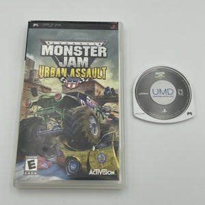 Monster Jam: Urban Assault (Sony PSP, 2008) Game - No Manual TESTED