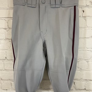 Easton A167106 Youth Pro+ Knicker Piped Baseball Pants Grey YS Youth Small