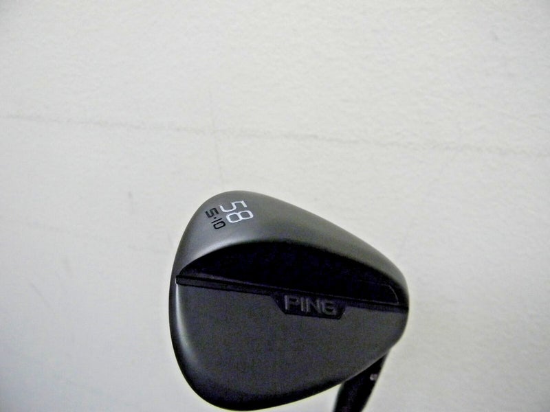 9.9 COND PING Si59 58* SAND LOB WEDGE S GRIND MIDNIGHT BLACK  10* BOUNCE ZZ115