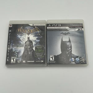Batman: Arkham Origins (PlayStation 3, 2013) Complete w/ Manual + Arkham Asylum