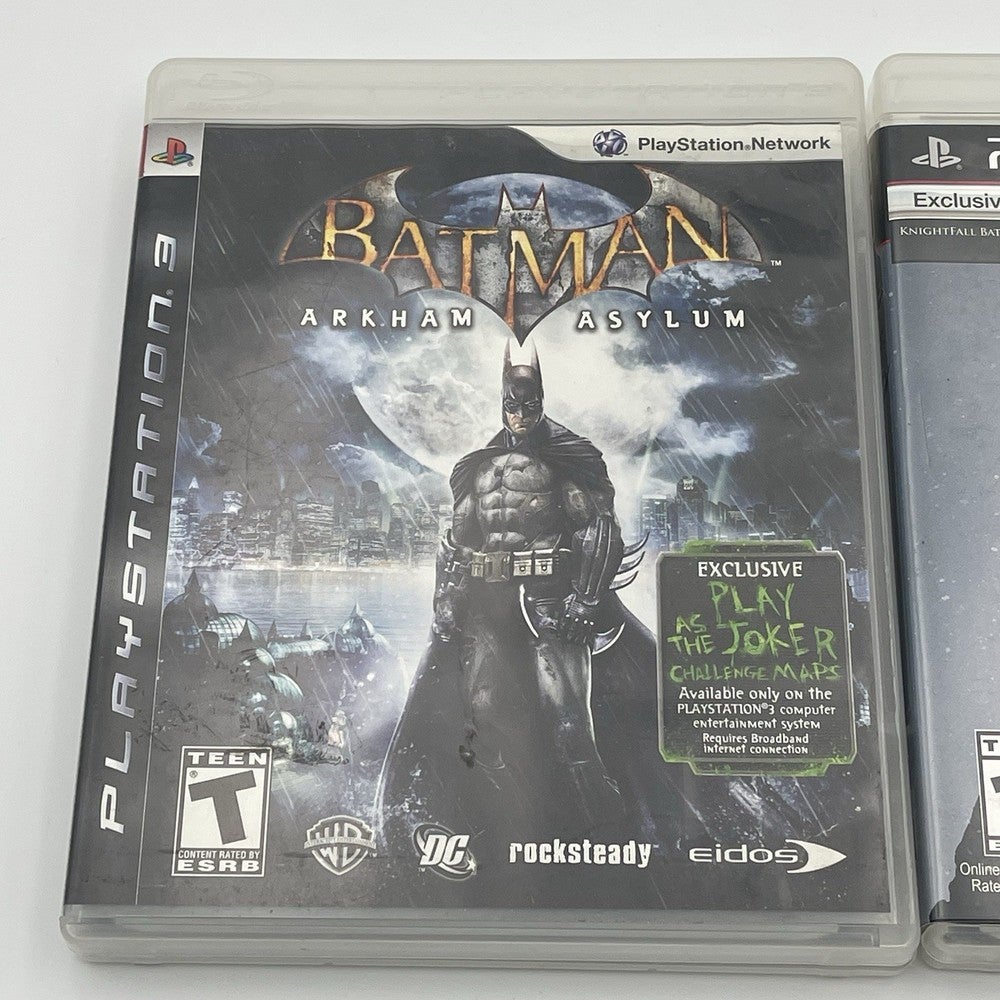 Batman Arkham Asylum + Joker GOTY, PS3, édition Complète, Bon état