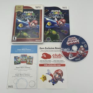 Super Mario Galaxy (Nintendo WII, 2007) Nintendo Selects - Complete CIB Tested