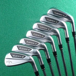 Callaway Apex Ai200 Forged 2024 5-AW Iron Set DG MID 100 S300 Steel Stiff