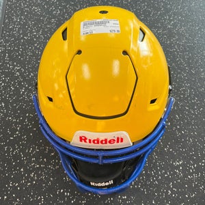 Used Riddell SPEEDFLEX FB Helmet Yellow LG 11849-S000028519