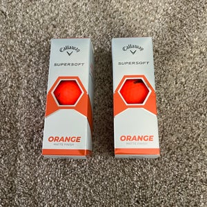 Callaway super soft gold balls orange 6 pack