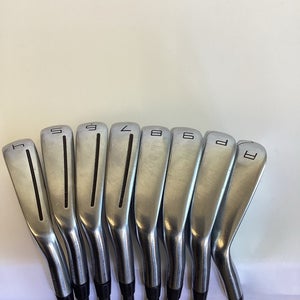 TaylorMade P-790 2017 Forged Iron Set 4-PW, AW Recoil F4 Stiff Graphite Shafts