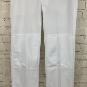 Mizuno 350593 Youth MVP PRO Cushioned Polyester Baseball Pants White Blue YXL