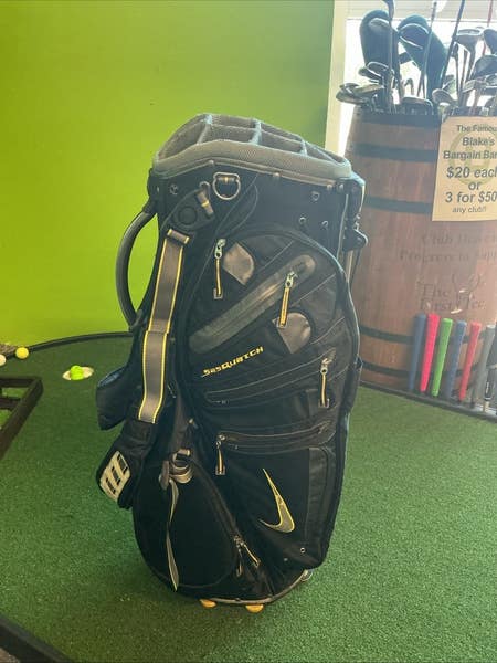Nike Sasquatch Stand Bag 14-way Dividers W/ No Rain Cover