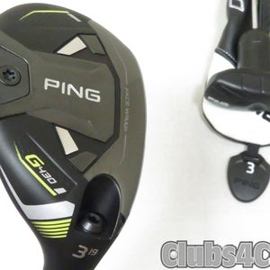 PING G430 Hybrid 19°  3H TOUR 2.0 Chrome 85 Regular Flex +Cover & Tool  MINT