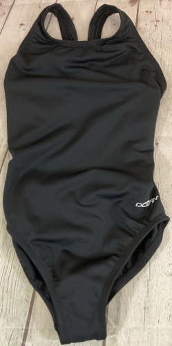 Dolfin Womens Performance OnePiece Swimsuit Lined Fabric Four Way Stretch Black