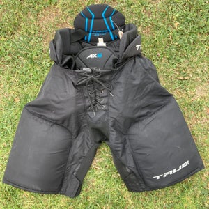 Black Senior XL True AX5 Hockey Pants (Used)