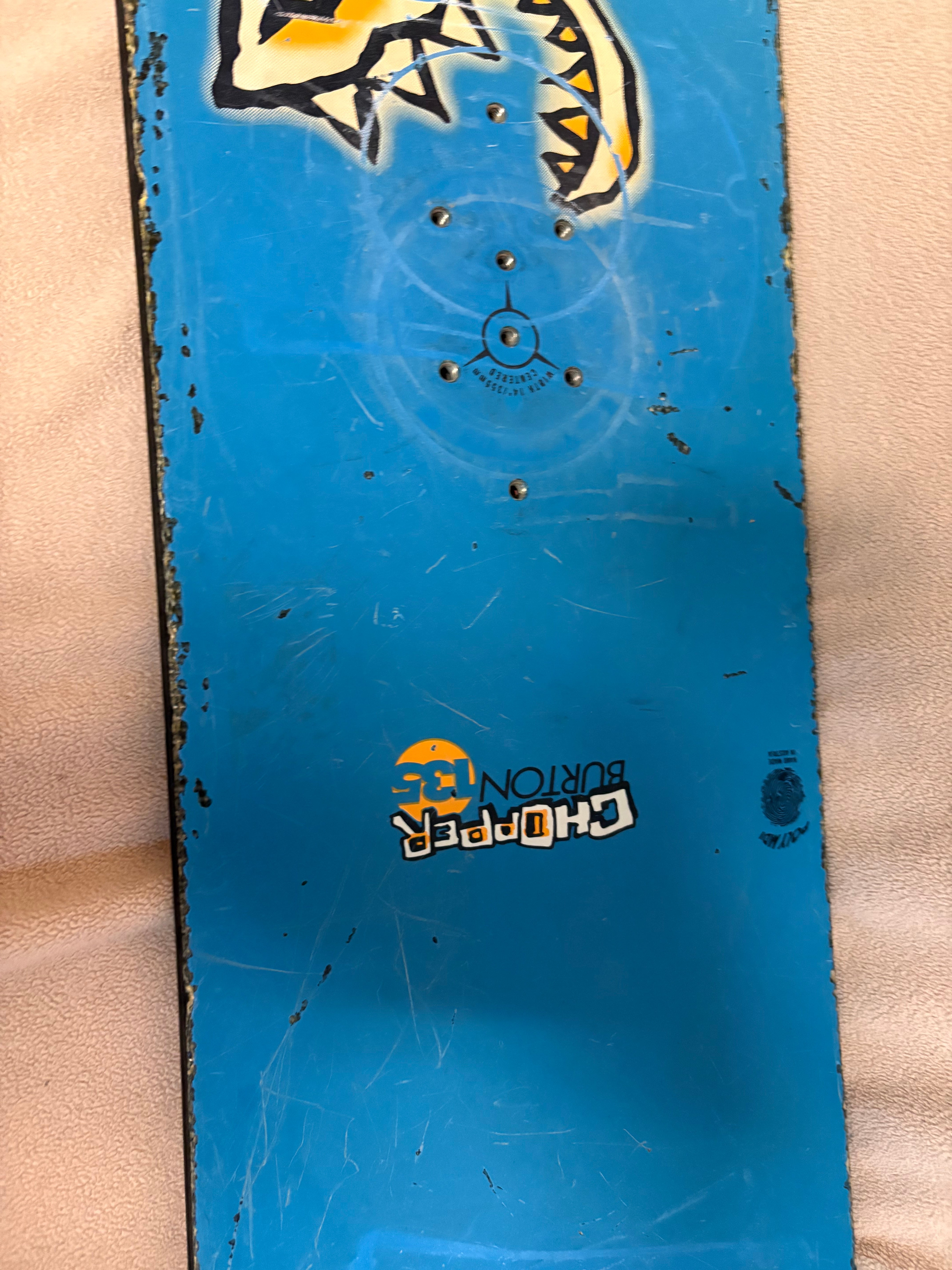 Burton Chopper 135cm Snowboard All Mountain Without Bindings (Used