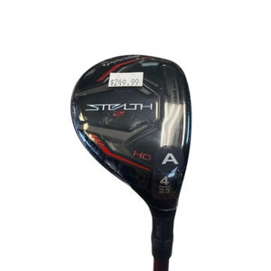 Used Taylormade STEALTH 2 HD Mens Hybrid Club RH 4 Hybrid 11706-S000355057