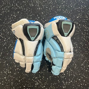 Used Maverik KOOPER ROME RX3 Lacrosse Gloves Mens Carolina Blue And White MD 11849-S000028494