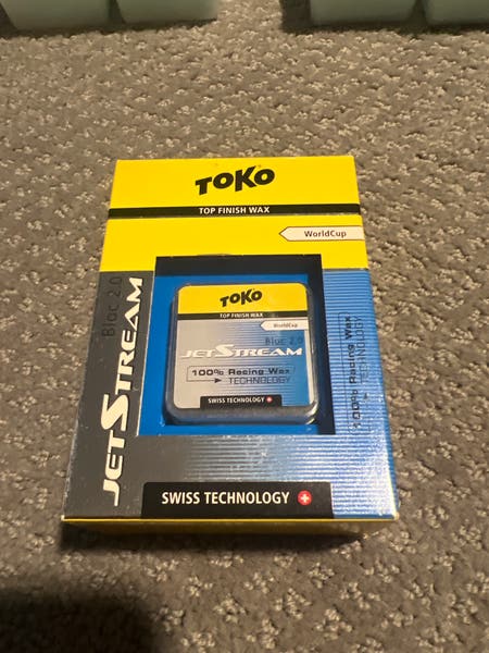 Toko jetstream wax bloc 2.0 High Fluoro Blue | SidelineSwap