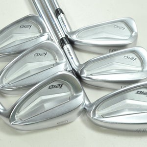Ping i210 6-W,UW Iron Set Stiff Flex Blue Dot Right AWT Steel  # 197236