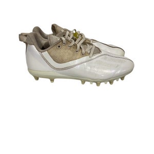 Used Adidas Jr FB Cleats White Junior 04 11847-S000026875