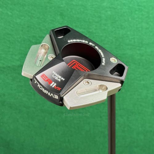 Guerin Rife EVNROLL Model ER11vx Milled 33.75" Short-Slant Mallet Putter w/ HC