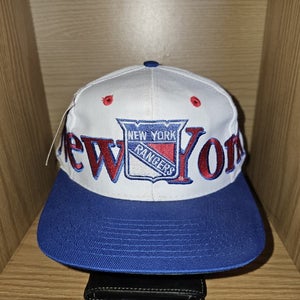 NEW Vintage New York Rangers Logo 7  NHL Hockey Spellout Sports Hat Cap Snapback