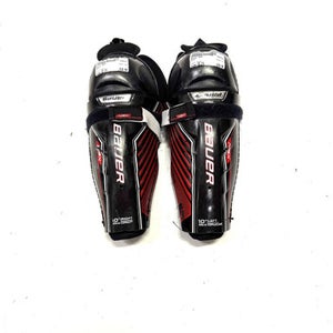Used Bauer NSX Junior Shin Guards Black 10" 11860-S000292146