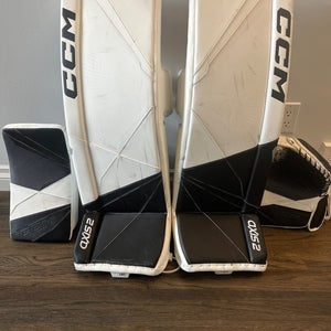 34"  2023 CCM Axis 2 Regular Goalie Full Set (Used)