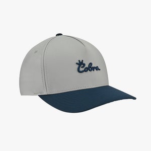 NEW 2024 Cobra Small Crown Ash Gray/Deep Navy Adjustable Snapback Golf Hat/Cap