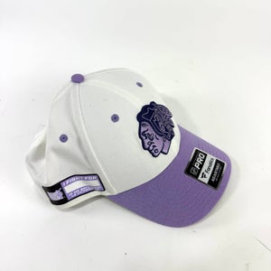 New White/Purple Chicago Blackhawks Hockey Fights Cancer Fanatics hat | Adjustable | R72