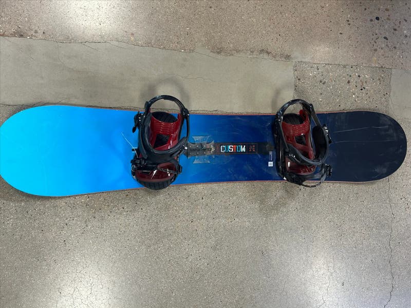Burton Custom Smalls Snowboard (Flying V) | K2 Hurrithane Bindings