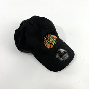New Black Chicago Blackhawks New Era 9Twenty Free Throw Hat | R91