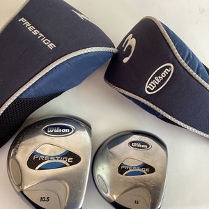 Wilson Prestige Fairway Woods Set Driver & 3w With Regular Graphite Shafts