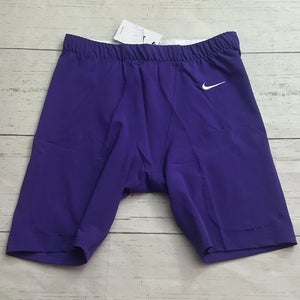 Nike Mens Vapor Untouchable Football Tights Shorts Purple Size Medium CW3972-545
