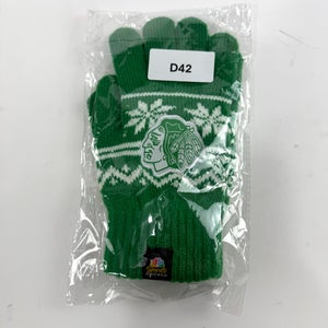 New Green Chicago Blackhawks Women's Winter Gloves | D42