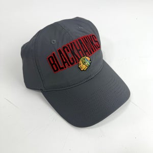 New Grey Chicago Blackhawks Adidas Adjustable Hat | R116