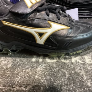 Black Men's Size M 8.5 (W 9.5) Adult Mizuno Metal (New) 9s Pro