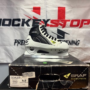 Graf Graf Supra 550 Hockey Goalie Skates Regular Width Size 4.5 (New)