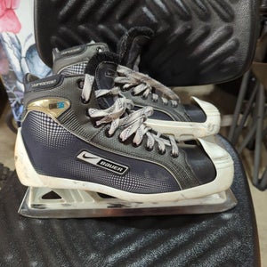 2005 Bauer Supreme One55 Hockey Goalie Skates Extra Wide Width 10 (Used)