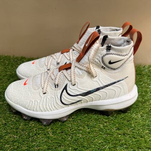 Nike Alpha Huarache NXT MCS White Hemp Baseball Cleats FZ8650-100 Men’s 7.5 NEW