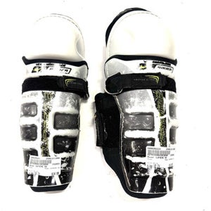 Used Bauer SUPREME 50 Junior Shin Guards White 10" 11860-S000292224