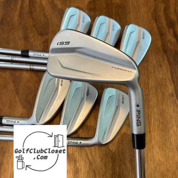 Ping i59 Forged Iron Set / Blue Dot 4-PW (CUSHIN Z-Z65) Stiff Flex Steel +1/2”