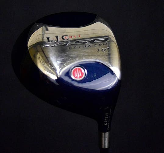 LJC GOLF 458 TITANIUM DRIVER 10, REGULAR FLEX, SHAFT 46", RIGHT HANDED