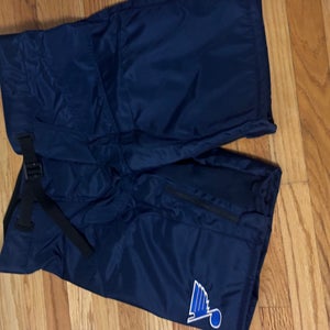 St. Louis Blues Navy Warrior Pant Shell Pro Stock (
