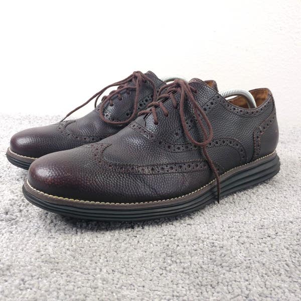 Cole Haan LunarGrand Mens Size 11.5 Shoes Brown Leather  display picture 2