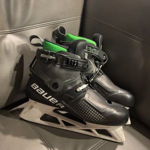 Bauer Konekt Hockey Goalie Skates Regular Width Pro Stock 9 (Used)