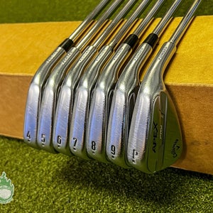 Used Callaway APEX Pro Forged '21 Irons 4-PW Project X Stiff Steel Golf Set