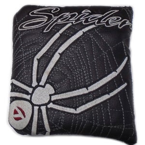 TaylorMade Spider Black/White/Red Mallet Putter Headcover