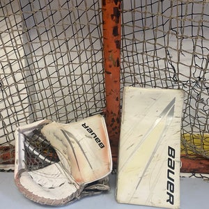 Bauer Hyperlite 2 Full Right Glove And Blocker(Used)