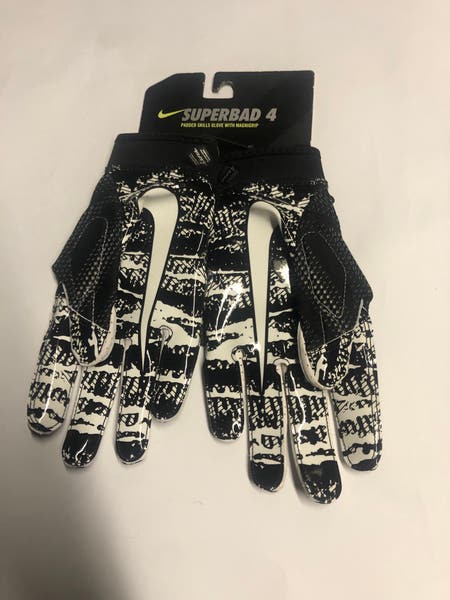 Nike Superbad 4 Adult Small Football Receiver Gloves $65 Retail